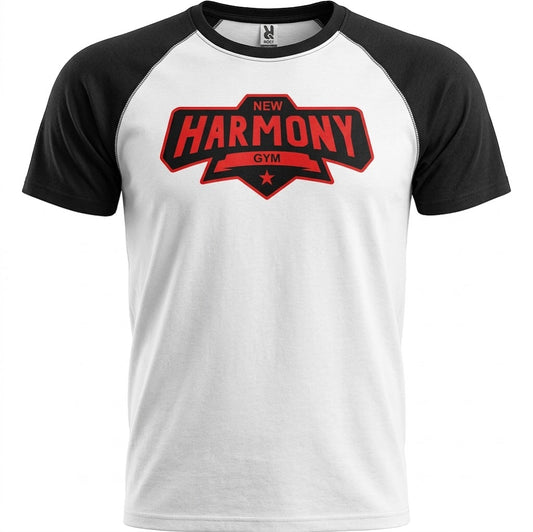 CAMISETA NEW HARMONY MANGAS NEGRAS